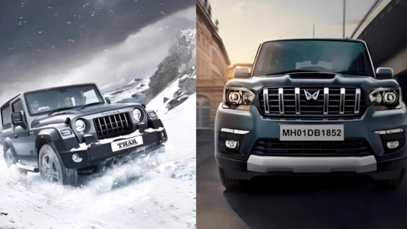 Read more about the article Mahindra Thar and Scorpio introduced with Stealth Black edition